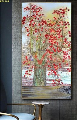 File in mica File tranh hiện đại Sơn Dầu AT2184 (bản gốc) siêu trong