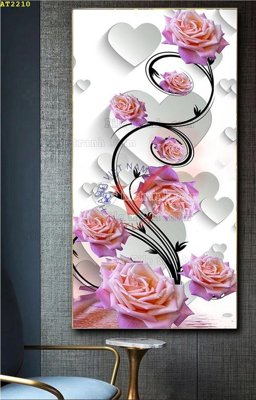 File ảnh File tranh hiện đại Sơn Dầu AT2210 (gốc) in PP, decal