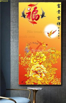 Download file File tranh hiện đại Sơn Dầu AT2223 (chất lượng in ấn)