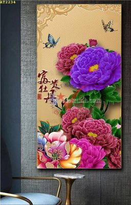 File tranh gốc File tranh hiện đại Sơn Dầu AT2234 (bản đẹp) độc quyền