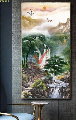 File gốc File tranh hiện đại Sơn Dầu AT2356 (trang trí) cho phòng khách