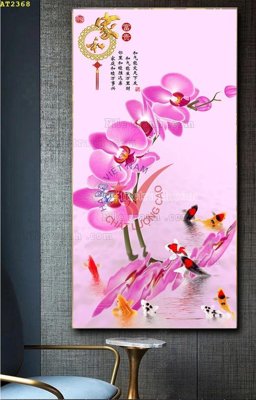 File tranh File tranh hiện đại Sơn Dầu AT2368 (gốc) in vải canvas