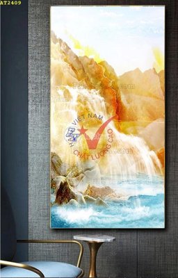 File tranh File tranh hiện đại Sơn Dầu AT2409 (gốc) chủ đề thiên nhiên