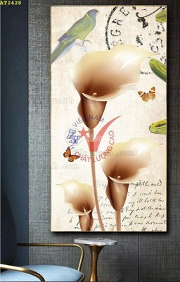 File gốc File tranh hiện đại Sơn Dầu AT2428 (chuẩn màu) cho in offset