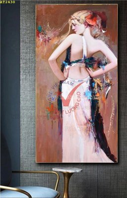 File gốc File tranh hiện đại Sơn Dầu AT2430 (PNG) trong suốt (transparent)