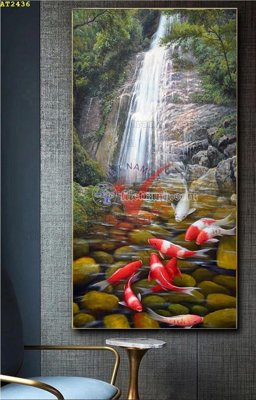 File tranh File tranh hiện đại Sơn Dầu AT2436 (bản gốc) in lụa 3D