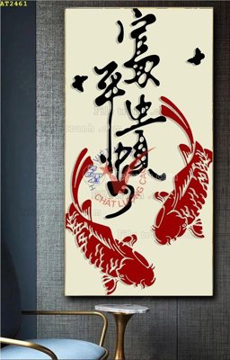 File tranh in trần File tranh hiện đại Sơn Dầu AT2461 (ảnh gốc siêu nét)