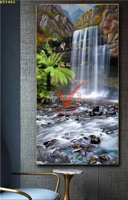 File gốc File tranh hiện đại Sơn Dầu AT2482 (AI/EPS) cho in ấn