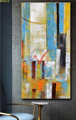 Tải file File tranh hiện đại Sơn Dầu AT2514 (gốc) để in ấn ngay