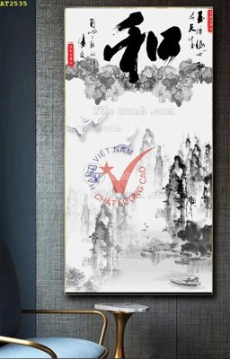 File tranh in trần File tranh hiện đại Sơn Dầu AT2535 (ảnh gốc siêu nét)