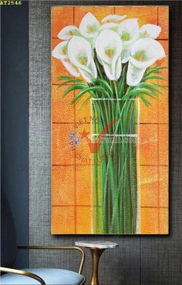 Download file gốc File tranh hiện đại Sơn Dầu AT2546 (in lụa) tranh 3D