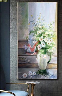 File in lụa File tranh hiện đại Sơn Dầu AT2550 (phong cảnh) File tranh hiện đại Sơn Dầu AT2550