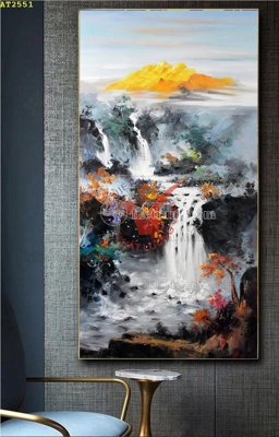 File in mica File tranh hiện đại Sơn Dầu AT2551 (bản gốc) sắc sảo