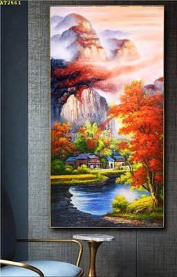 Mua file gốc File tranh hiện đại Sơn Dầu AT2561 (chất lượng) tại Filetranh.com