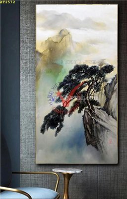 File gốc File tranh hiện đại Sơn Dầu AT2572 (in ấn) không giới hạn