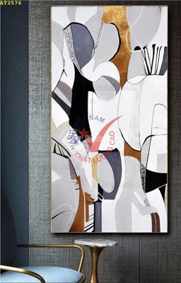 File gốc File tranh hiện đại Sơn Dầu AT2576 (cho in ấn) từ kho Filetranh