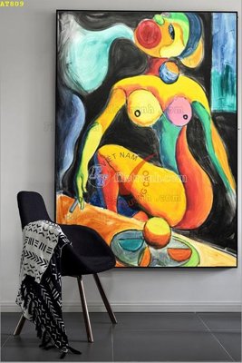 File tranh File tranh hiện đại Sơn Dầu AT809 (bản gốc) in canvas