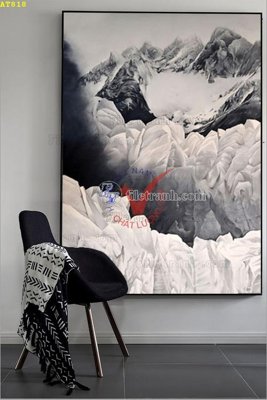 File tranh File tranh hiện đại Sơn Dầu AT818 (bản gốc) in canvas