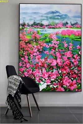 File ảnh File tranh hiện đại Sơn Dầu AT827 (gốc) in decal dán tường