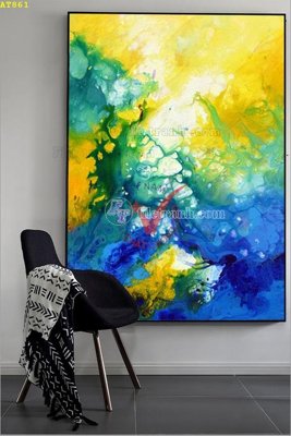 Download file gốc File tranh hiện đại Sơn Dầu AT861 (in lụa) cao cấp