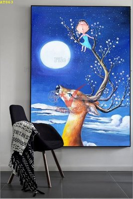 File ảnh File tranh hiện đại Sơn Dầu AT863 (gốc) dùng in Pano