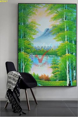 Ảnh gốc File tranh hiện đại Sơn Dầu AT867 (độ nét cao) in mica