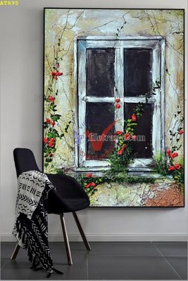 File gốc File tranh hiện đại Sơn Dầu AT895 (in mica) làm bảng hiệu