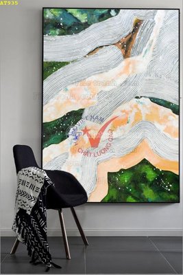 File gốc File tranh hiện đại Sơn Dầu AT935 (cho in UV) siêu nét