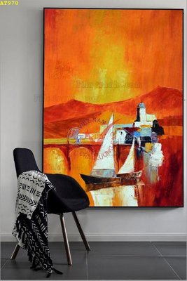 File tranh in trần 3D File tranh hiện đại Sơn Dầu AT970 (ảnh gốc)