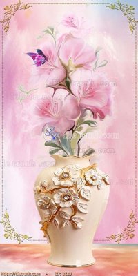 Tải file file gốc bình hoa B129 (gốc) chủ đề phong thủy