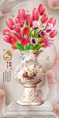 Tải file file gốc bình hoa B143 (gốc) in trên mọi chất liệu