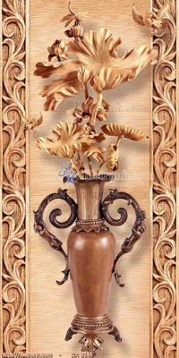 File PSD file gốc bình hoa B146 (gốc) cho in quảng cáo