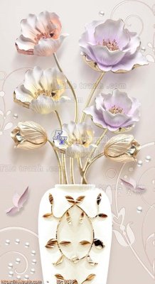 File PSD file gốc bình hoa B156 (bản gốc) đã tách nền