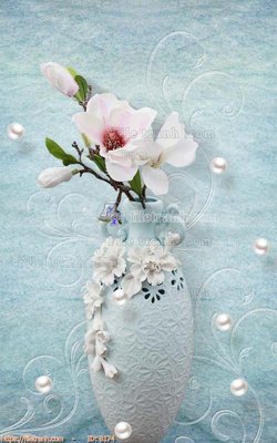 Tải file file gốc bình hoa B174 (ảnh gốc) file TIFF