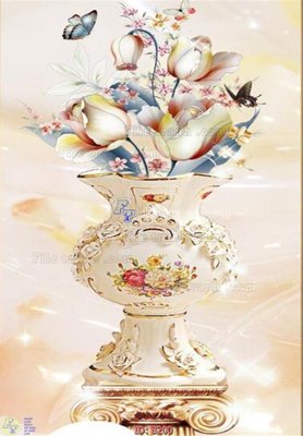 File in mica file gốc bình hoa B200 (bản gốc) sắc sảo