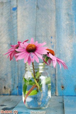 File ảnh file gốc bình hoa B291 (gốc) cho trang trí nhà hàng