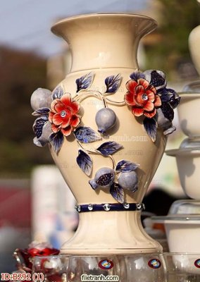 Tải file file gốc bình hoa B292 (PSD) cho in ấn quảng cáo