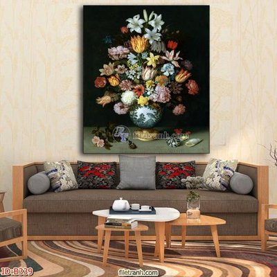 File in trần file gốc bình hoa B339 (file gốc) xuyên sáng