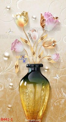Download file file gốc bình hoa B441 (gốc) cho xưởng in