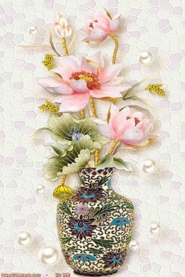 File tranh file gốc bình hoa B58 (bản gốc) in canvas