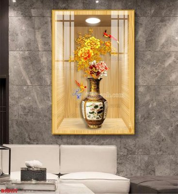 Tải file File tranh bình hoa 5D ô trưng bày đèn rọi B5D177 (ảnh gốc) file TIFF
