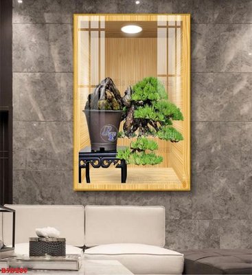 Download file gốc File tranh bình hoa 5D ô trưng bày đèn rọi B5D289 (độ nét cao)