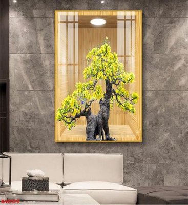 File in ấn File tranh bình hoa 5D ô trưng bày đèn rọi B5D379 (bản gốc) từ file gốc