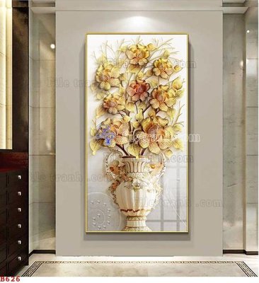 Tải file File tranh bình hoa B626 (ảnh gốc) file AI/EPS