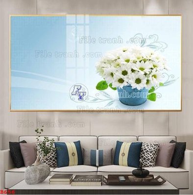 Tải file File tranh bình hoa B656 (gốc) làm file tranh quảng cáo