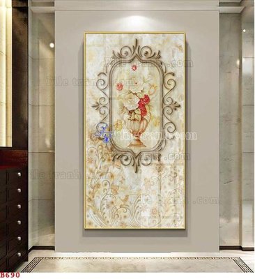 File tranh gốc File tranh bình hoa B690 (bản đẹp) độc quyền