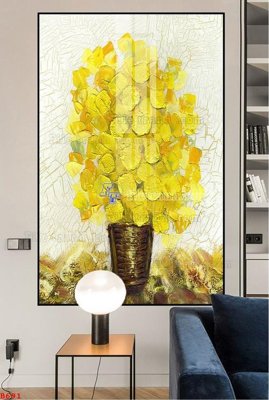 File gốc File tranh bình hoa B691 (PNG) nền trong suốt