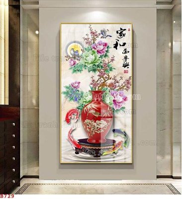 File tranh quảng cáo File tranh bình hoa B729 (download file gốc)