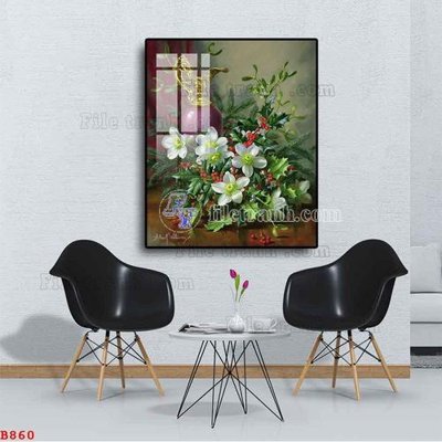 Tải file File tranh bình hoa B860 (ảnh gốc) độ phân giải 300dpi