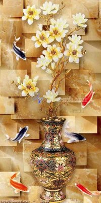 File gốc file gốc bình hoa B9 (phiên bản chuẩn) để in ấn